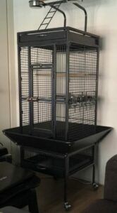 Parrot Bird Cage fully assembled