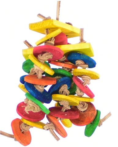 Featherland Paradise Bird Cage Parrot Toys, Bird Toys for Parrots, Parakeets, Small and Medium Birds