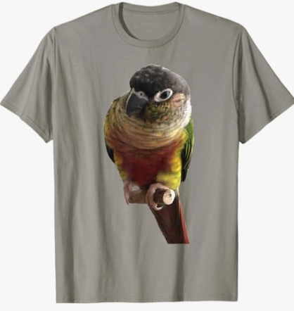 Green Cheek Conure design | Conure| Parakeet | Parrot lover T-Shirt