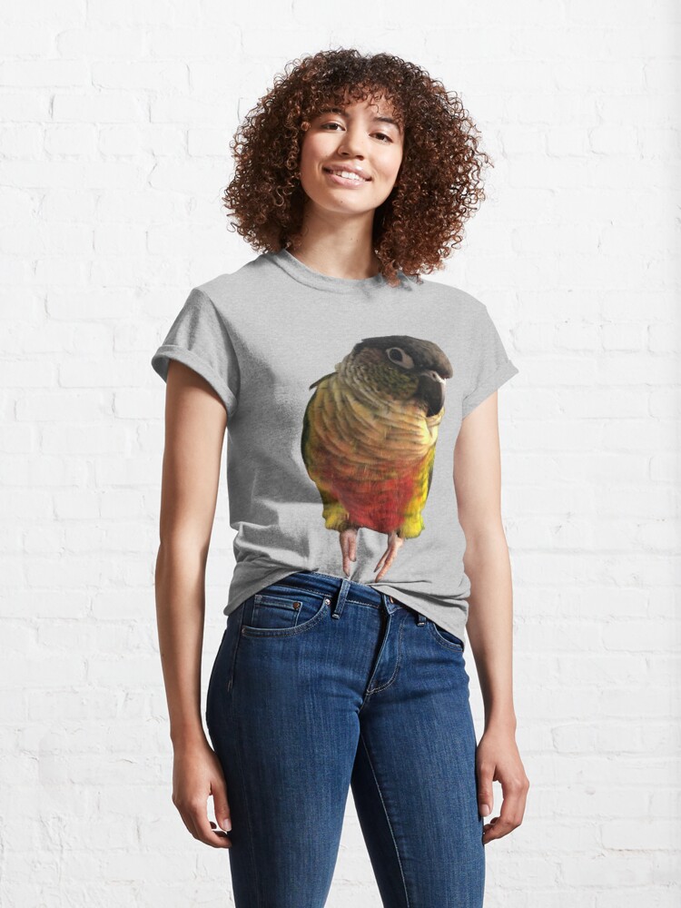 Green Cheek Conure design Conure Small Parrot Parakeet-classic-t-shirt